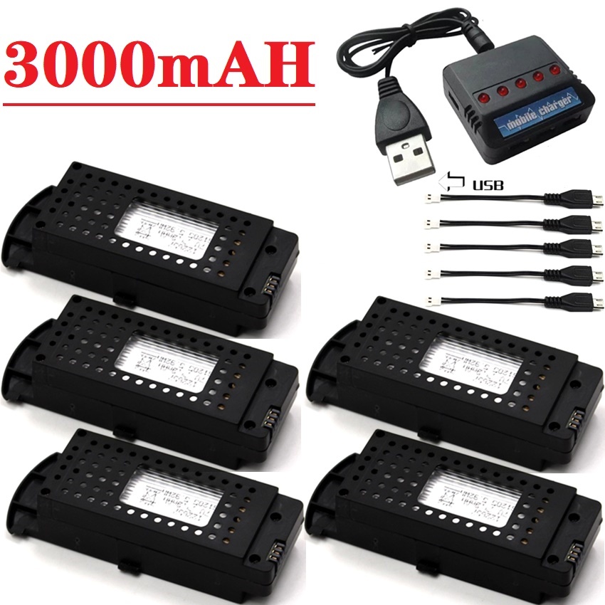 Eachine Drone E58 - Аккумулятор Q6 для дронов 3.7V 3000mAh
