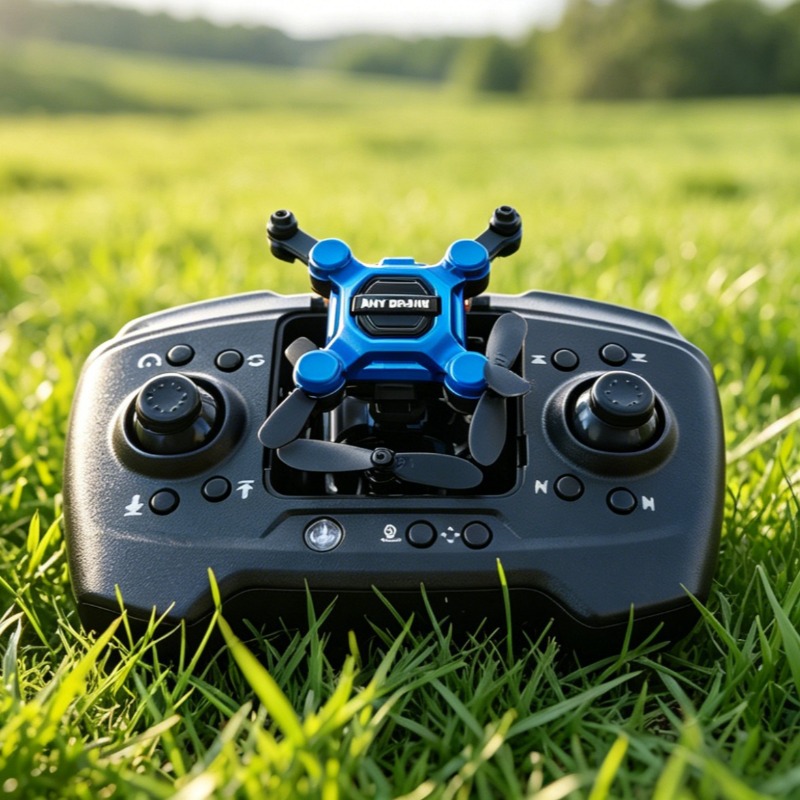 Drone Kit Tricopter - Мини-складной дрон-вертолет с аэрокамерой и пультом