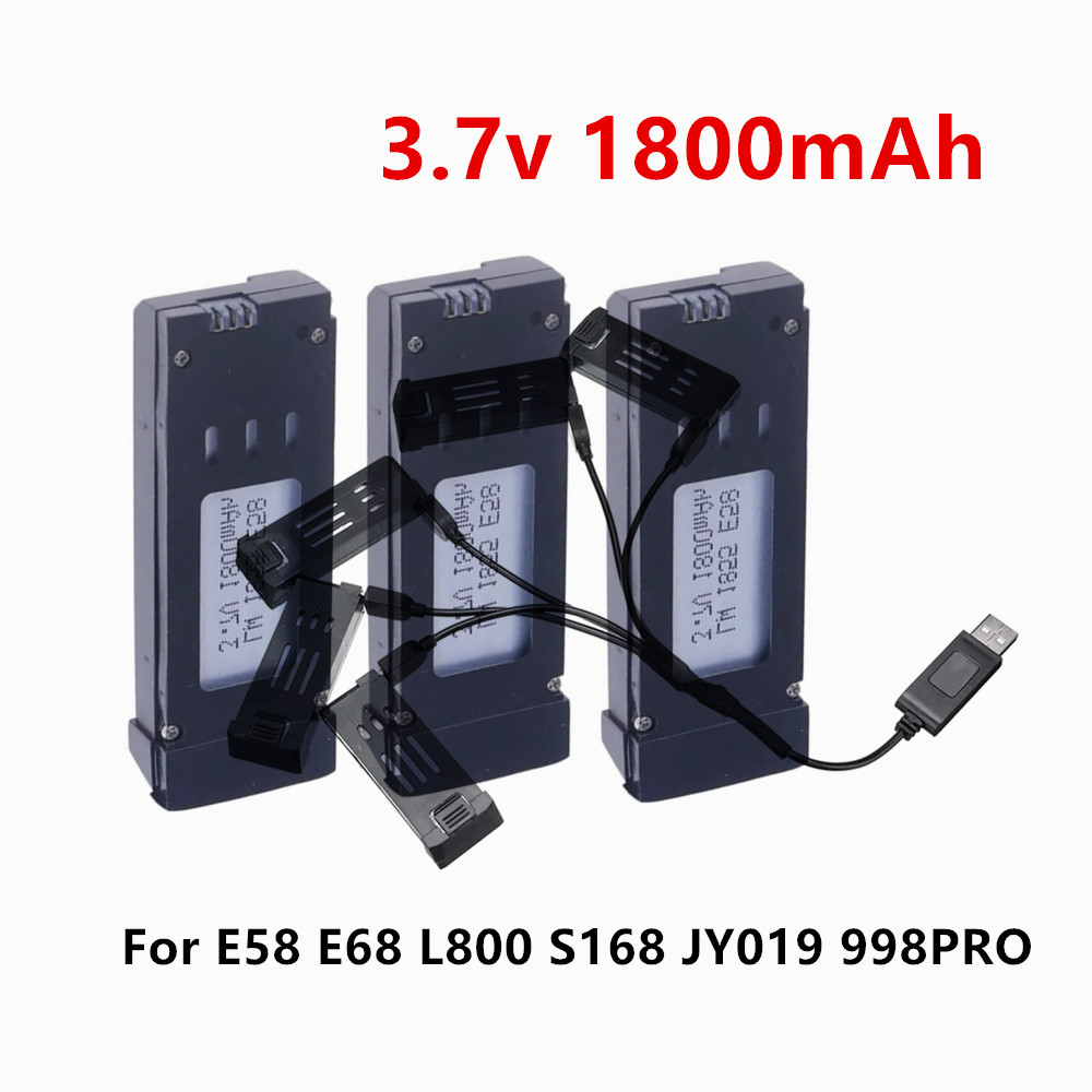 Eachine Drone E58 - Литиевая аккумуляторная батарея 3.7V 1800mAh для